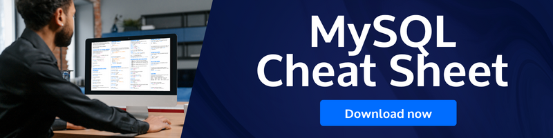 Download MySQL Cheat Sheet